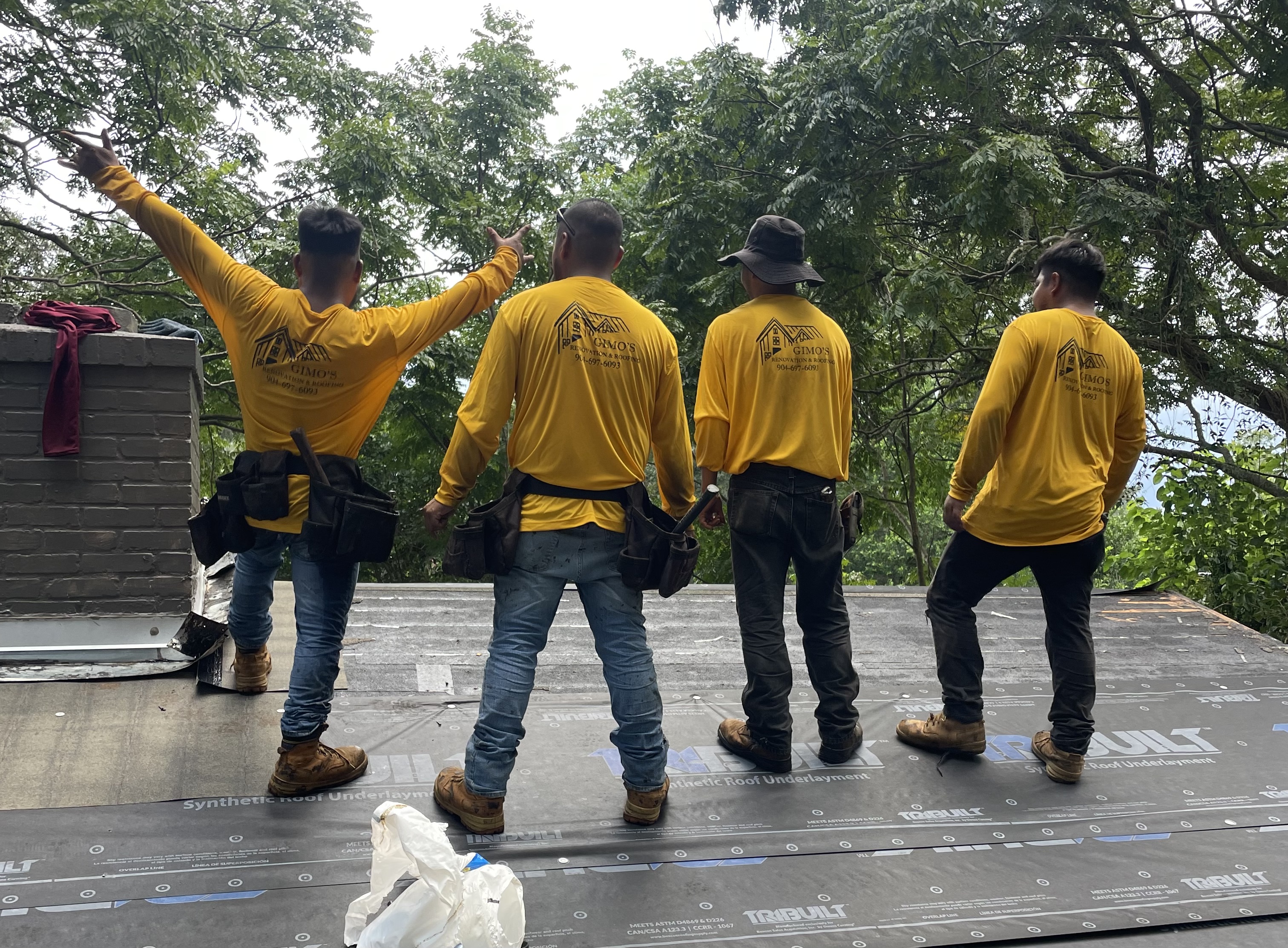 Gimo's Roofing team serving Jacksonville FL homeowners